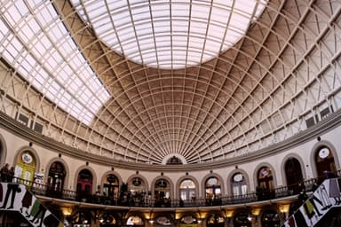 Inside Leeds Corn Exchange