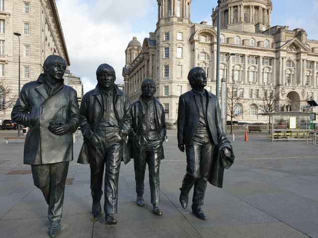 The Beatles statues, Liverpool Waterfront