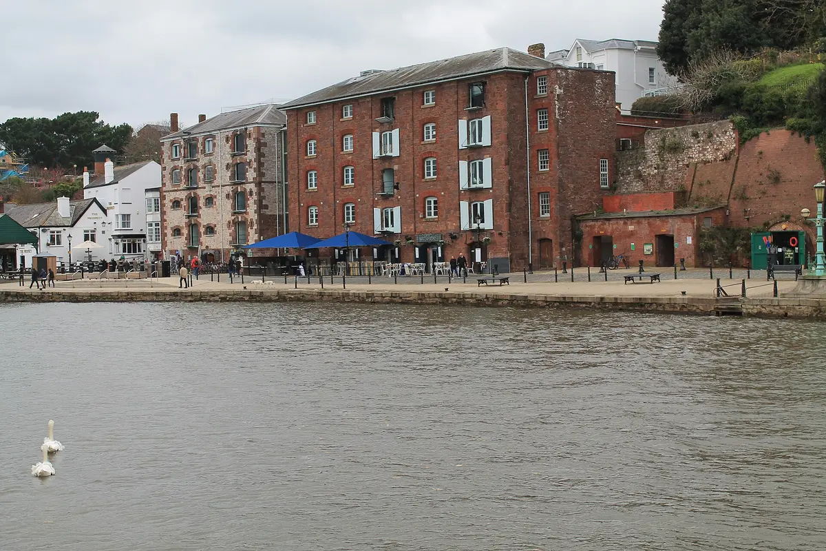 The River Exe beside Exeter Quay