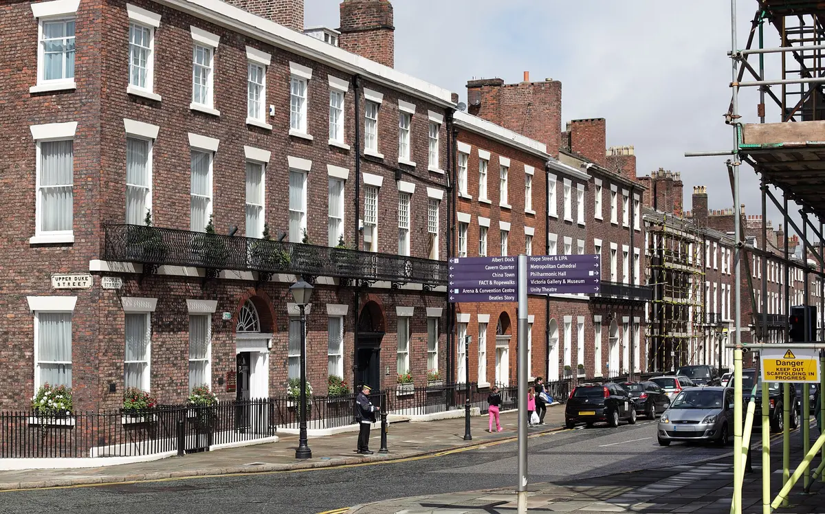 Georgian terraces on Rodney Street, Liverpool