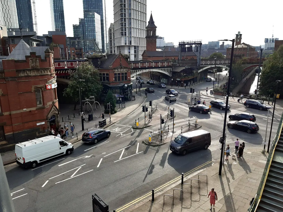 The south end of Deansgate, Manchester